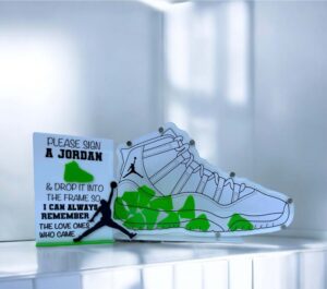 Shoe Signable Guestbook