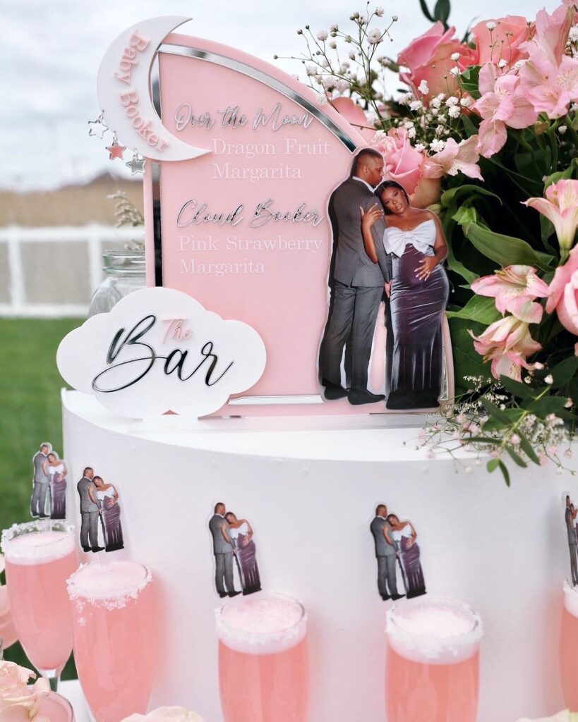 Custom Drink Menu with Picture